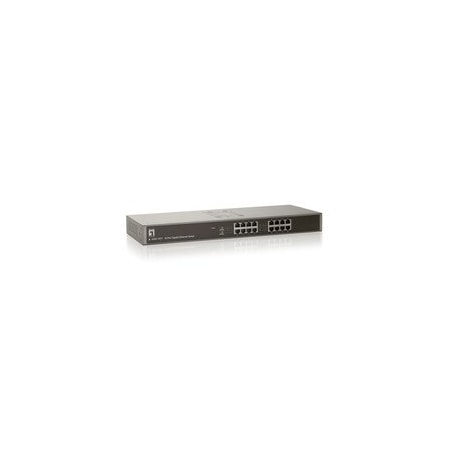Cable Wholesale 16 Port 10/100/1000 Gigabit Ethernet Switch, Matte Grey 71X6-00416